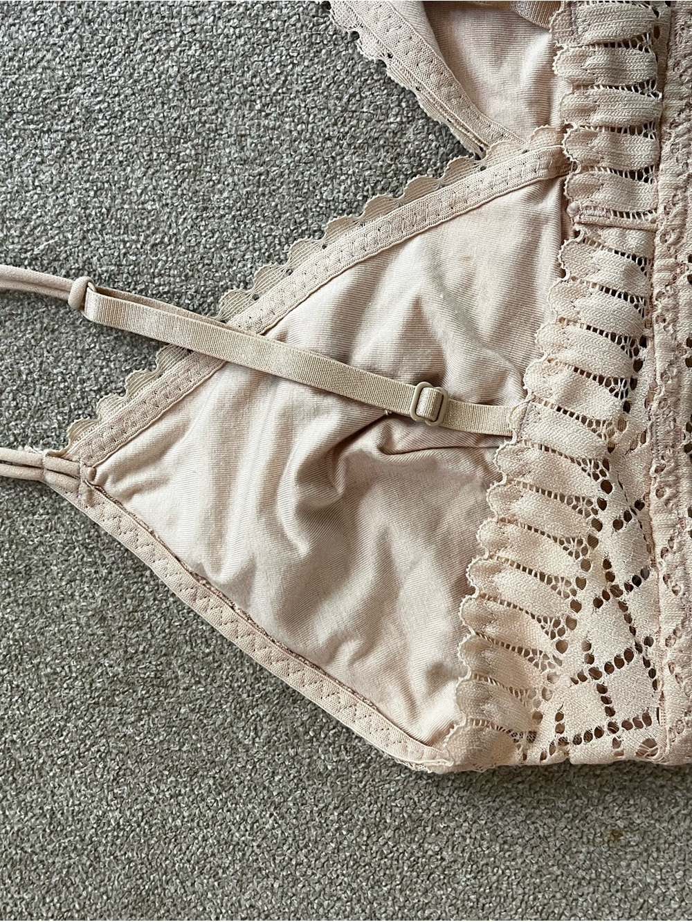 Anemone Cream Crochet Lace Bralette - Picture 8 of 12